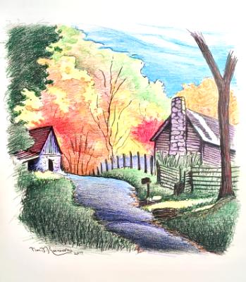 Country Fall Scene