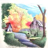 Country Fall Scene